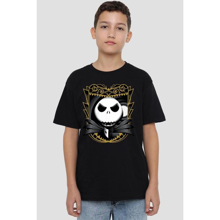 Actual product image The Nightmare Before Christmas Childrens/Kids Jack Skellington Shaded T-Shirt (140)