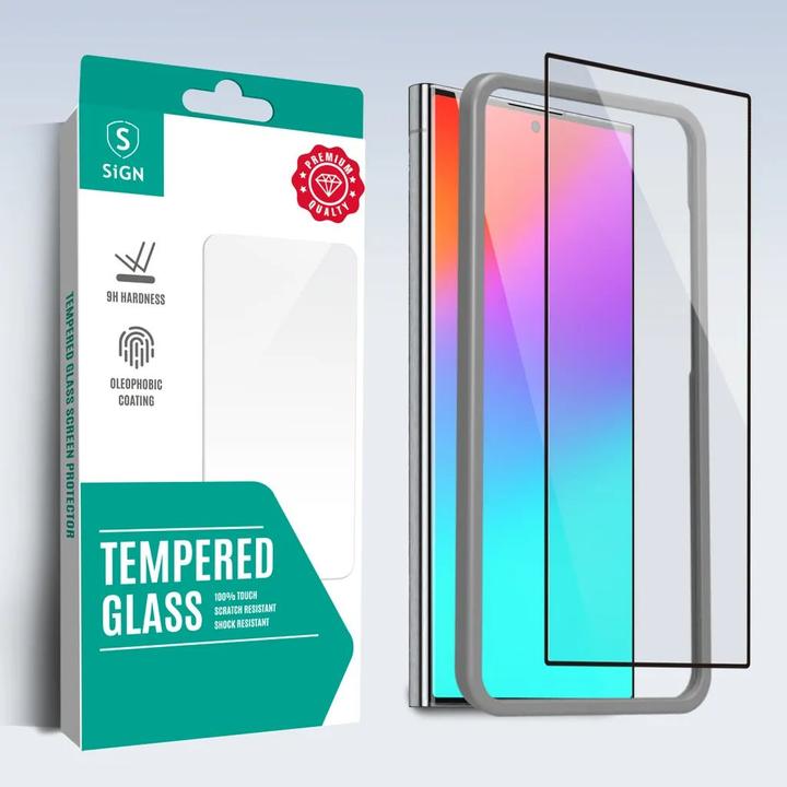 Produktbild SIGN Full Coverage Screen Protector for Samsung Galaxy S25 with Mounting Frame (Samsung Galaxy S25)
