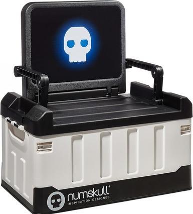 Immagine prodotto Numskull Scatola portaoggetti ufficiale per la camera da letto ispirata a PS5 con sedia pieghevole