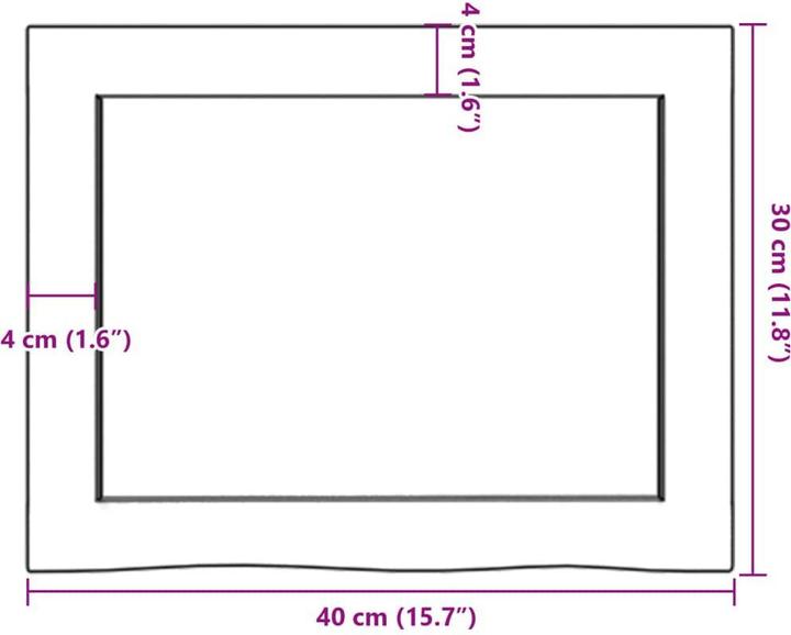 Actual product image VidaXL Emerald (40 x 6 x 30 cm)