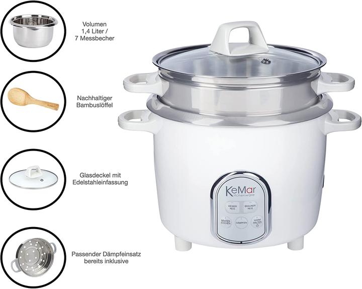 Image du produit KeMar Kitchenware KRC-175 Cuiseur à riz