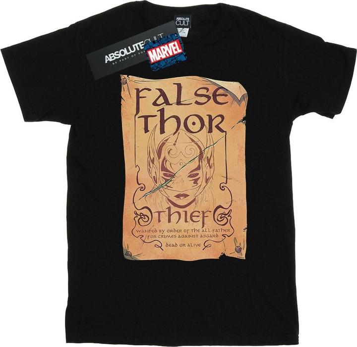 Image du produit - T-shirt THE MIGHTY THOR FALSE THOR POSTER - Homme (XL)