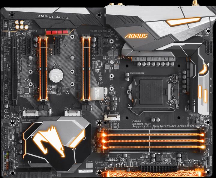 Produktbild Gigabyte Z370 AORUS Gaming 5 (LGA 1151, Intel Z370, ATX)