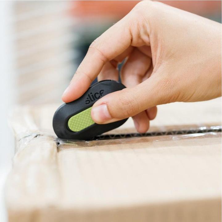 Produktbild Slice Mini-Cutter mit automatischem Klingenrückzug, schwarz/grün (Cutter)