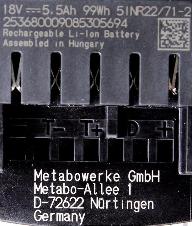 Actual product image Metabo Basis-Set (18 V)