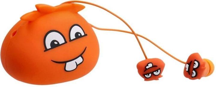 Actual product image Techonic Wired headphones Jellie Monster Earphones JELLIE MONSTER Orange YLFS-01 Jack 3,5mm orange