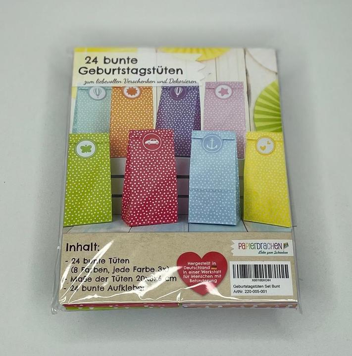 Immagine prodotto Papierdrachen 24 sacchetti per feste (Borsa da regalo, 24 x)