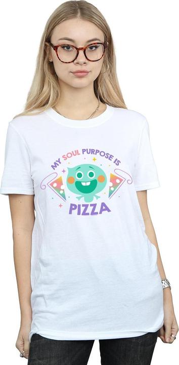 Immagine prodotto Disney Soul 22 Soul Purpose Is Pizza Maglietta Ampia Donna (4XL)