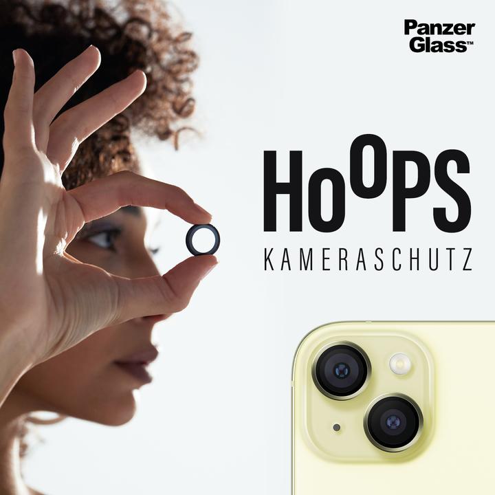 Image du produit PanzerGlass Hoops Camera Lens Protector (1 pièce(s), Apple iPhone 15)