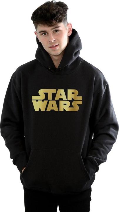 Produktbild Star Wars Gold Logo Kapuzenpullover (L)