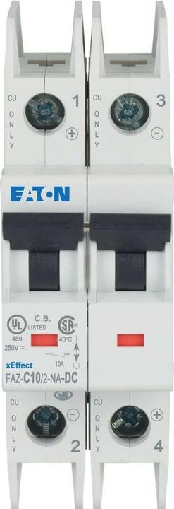Immagine prodotto Eaton Interruttore automatico, 10 A, 2p, 120641