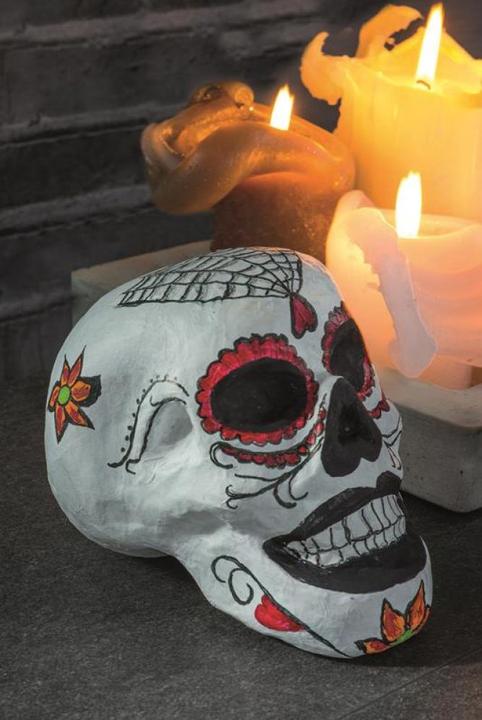 Produktbild Décopatch Papp-Totenkopf 15,5x10,5x12cm