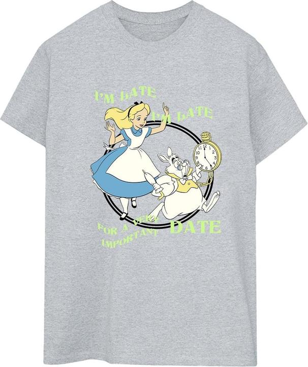 Image du produit Disney - T-shirt ALICE IN WONDERLAND I'M LATE - Femme (L)