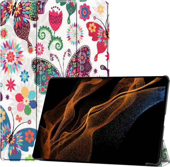 Techsuit - FoldPro - Samsung Galaxy Tab S8 Ultra / S9 Ultra / S10 Ultra - Butterfly (Samsung Galaxy Tab S10 Ultra)