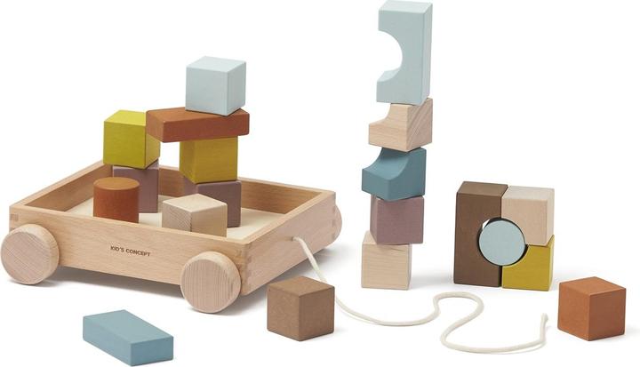 Immagine prodotto Kids Concept Carrello con blocchi di legno Neo
