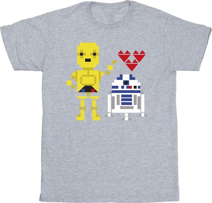 Actual product image Star Wars Mens Heart Robot T-Shirt (3XL)