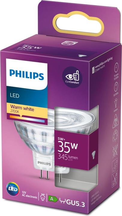 Produktbild Philips Spot (GU5.3, 5 W, 345 lm, 1 x, G)
