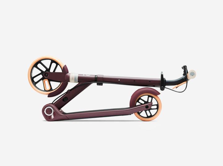 Produktbild Oxelo Scooter Tretroller Kinder - M900 bordeaux/orange