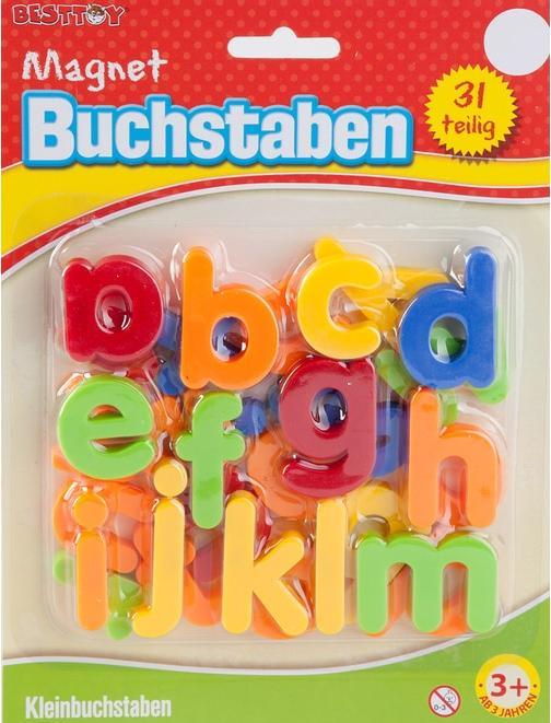 Produktbild Besttoy Magnetbuchstaben klein - 31-teilig - (31 x)