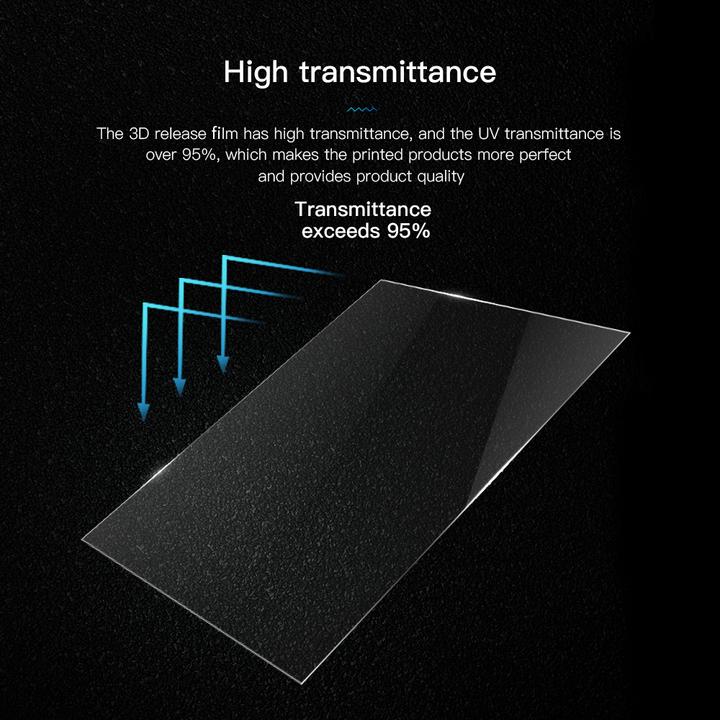 Actual product image Creality FEP Release Film 200x140mm for LCD SLA Resin 3D Printer (Replacement parts)