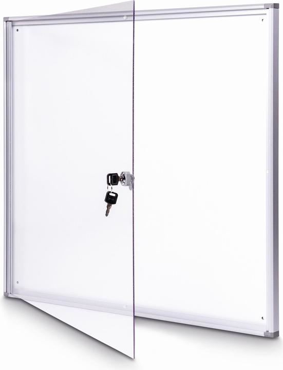 Actual product image Maul Display case, outer depth 27 mm (Whiteboard, 65.5 x 71 cm)