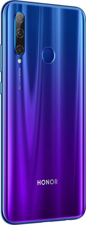 Immagine prodotto Honor 20 Lite (128 GB, Blu Fantasma, 6.21", Doppia SIM Ibrida, 24 Mpx, 4G)
