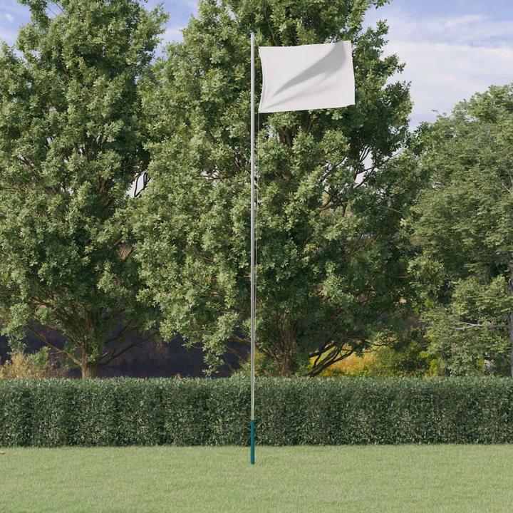 Actual product image VidaXL Flagpole divisible silver 6.23 m aluminium, colour