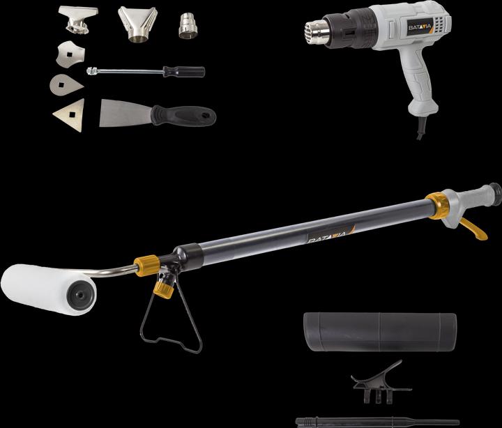 Actual product image Batavia Maxxseries 1800W heat gun + paint roller