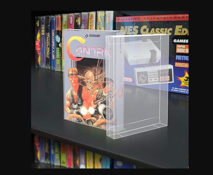 Immagine prodotto Evoretro Custodia in PET da 25 pezzi per giochi NES (NES Classic)