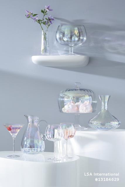 Actual product image LSA Pearl red wine glass 460ml - mother of pearl x 4 (46 cl, 1 Glasses, Red wine glasses)