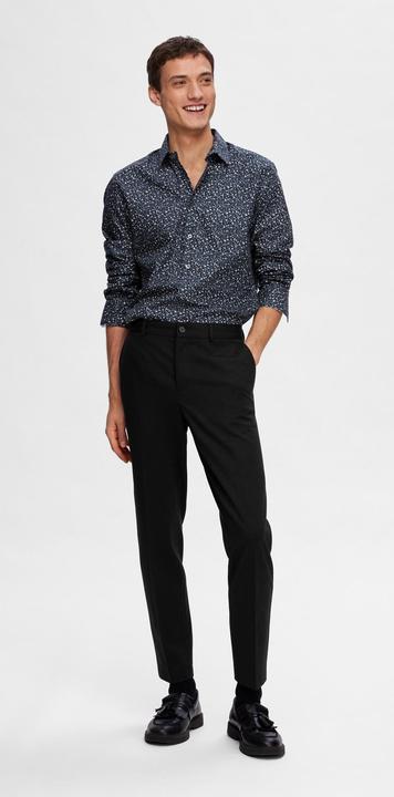 Actual product image Selected Homme Slim fit jersey suit trousers (50)