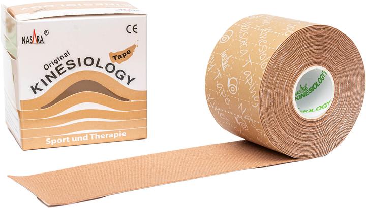 Produktbild Mikros NASARA Kinesiologie Tape Beige 5cmx5m, 1 St PFL (5 m)
