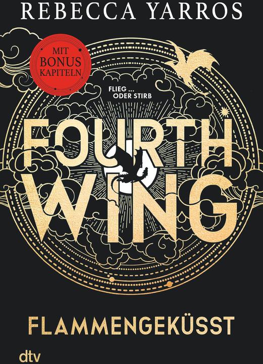 Actual product image Fourth Wing – Flammengeküsst (German, Rebecca Yarros, Michaela Kolodziejcok, Michelle Gyo, 2025)