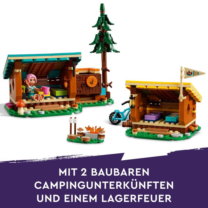 Actual product image LEGO 42624 Cosy huts in the adventure camp (42624, LEGO Friends)