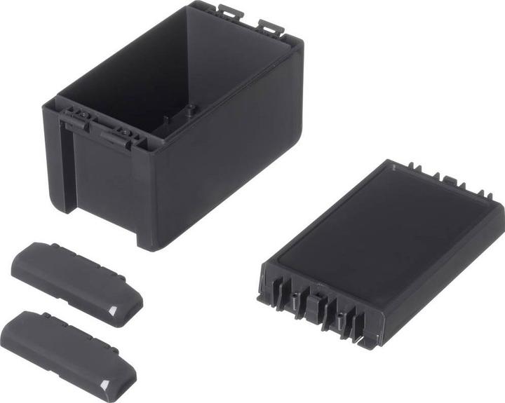 Actual product image Bopla BOCUBE IP67 enclosure, ABS, RAL 7024 (Housing)