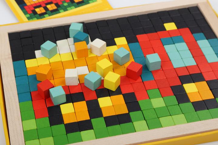 Produktbild Cubika Holzmasaik Fahrzeuge