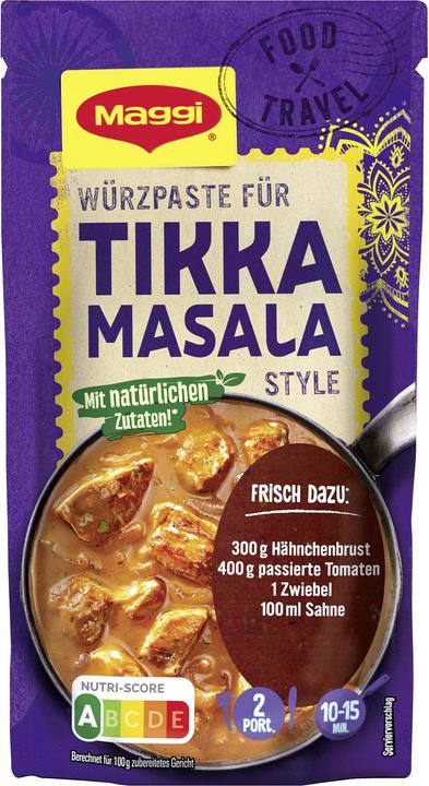 Maggi FOOD TRAVEL Würz-Paste Tikka Masala Style (65 g)