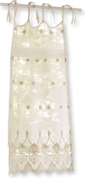 Image du produit Loberon Rideau à disques Vilriour beige/blanc (45 cm, H)