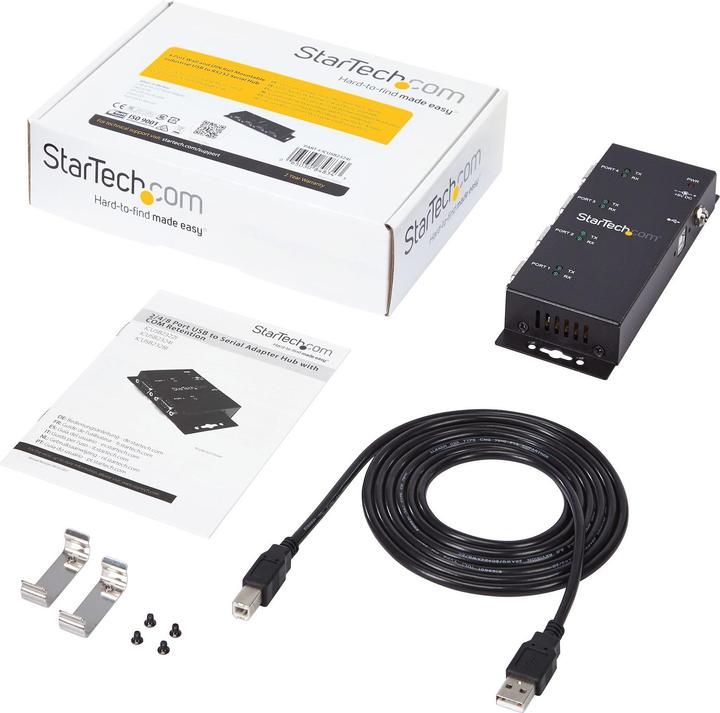 Produktbild StarTech 4 Port USB Serial Adapter (USB-B, 4 Ports)