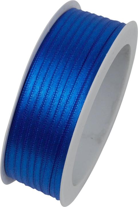 Actual product image Goldina Double satin ribbon 3mmx50m cornflower blue (Gift ribbon, 1 x)