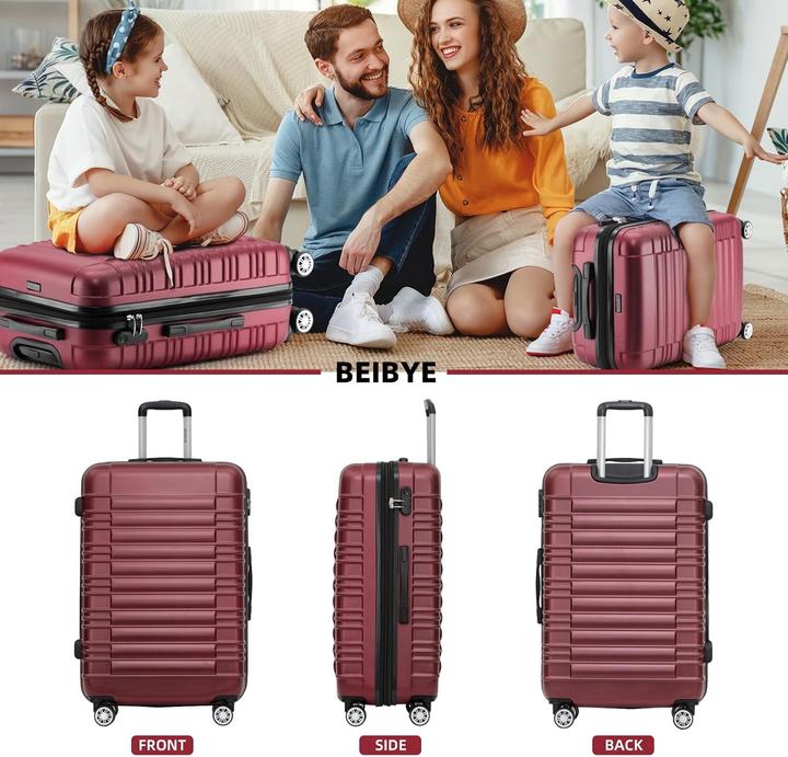 Image du produit Beibye Erweiterbarer Hartschalenkoffer (45 l, Bagage à main (jusqu'à 50l))