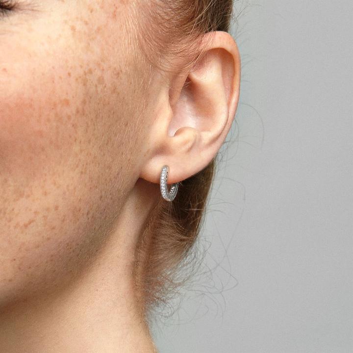 Image du produit Pandora Coeurs infinis Créoles (Argent)