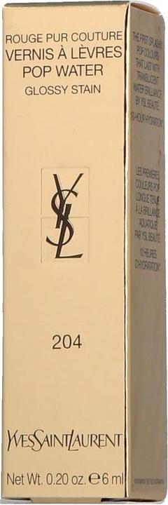 Actual product image Yves Saint Laurent Vernis à Lèvres Pop Water (204 Onde Rose)