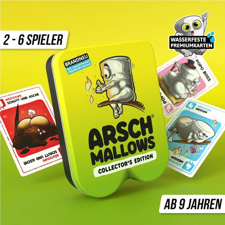 Actual product image Denkriesen ARSCHMALLOWS® - Collector's Edition – "Weniger frisst mehr." - Wasserfest