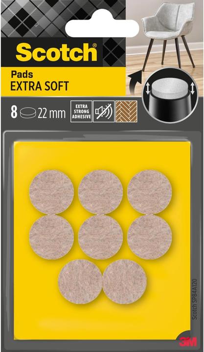 Scotch Extra weiche Filzgleiter (Filzgleiter, 8 Stück)