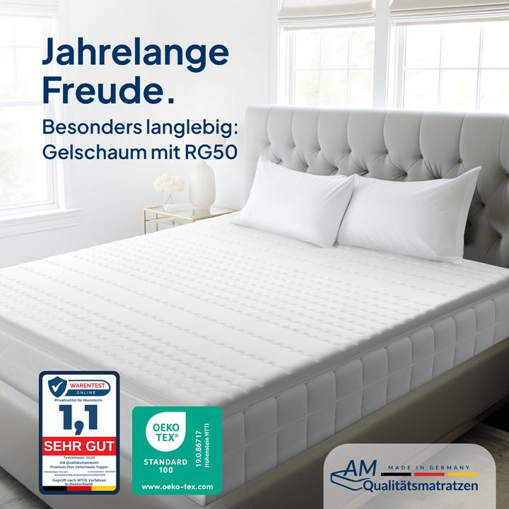 Actual product image AM Qualitätsmatratzen Premium Plus Gel Foam (160 x 200 cm)