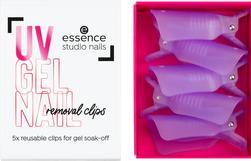 Actual product image essence Nagellackentferner Studio Nails UV Gel Nail Clips 5 Stück