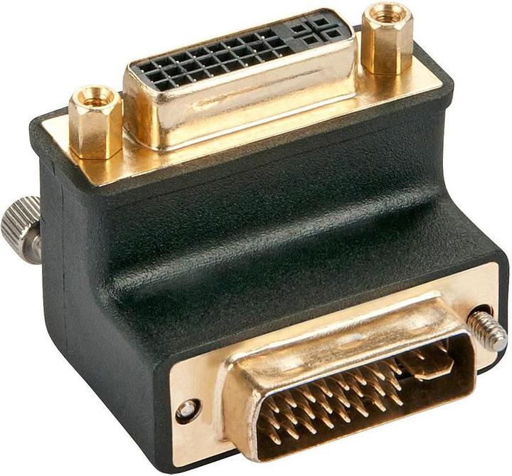 Produktbild Lindy DVI Adapter 90 Grad nach unten (DVI, 13 cm)