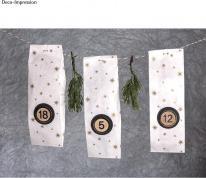 Produktbild Rayher Papier-Faltenbeutel m. Sternchen, gold, 25 Stück (Geschenkfolie, 25 x)