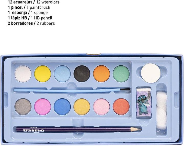 Actual product image Dick Smith Lilo & Stitch colouring case with drawer - Disney
